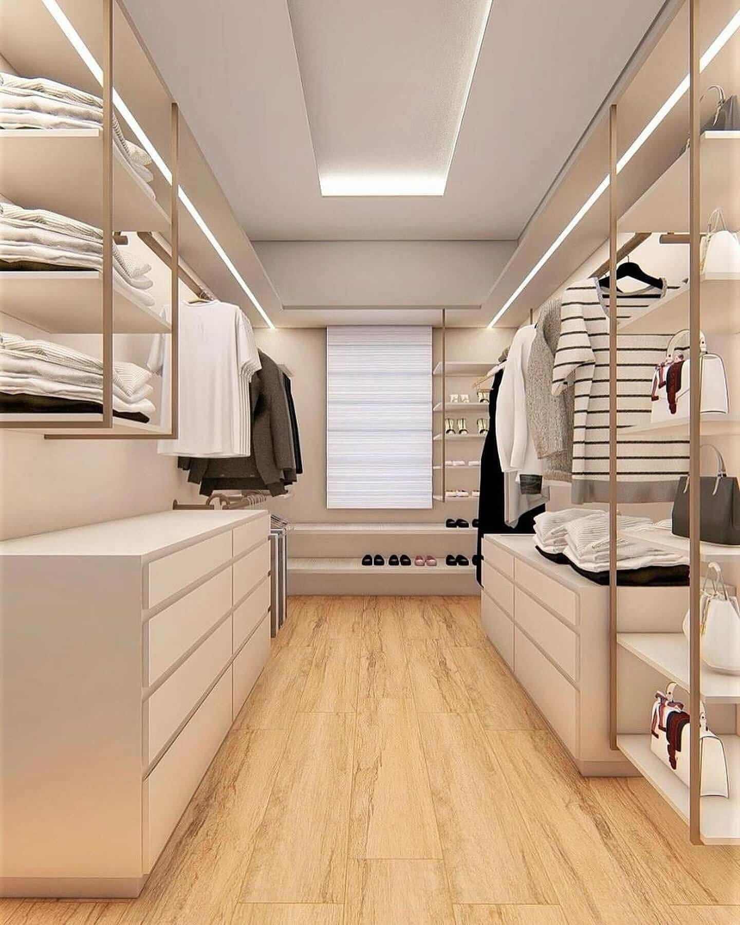 Modern Walk in Closet Design