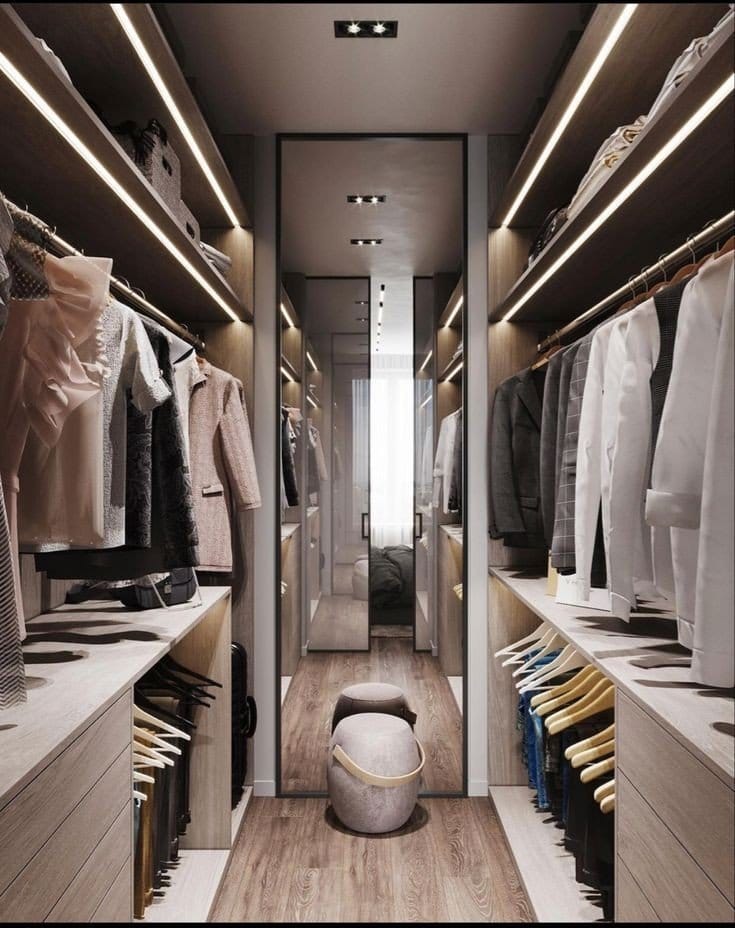 Modern Walk-in Closet